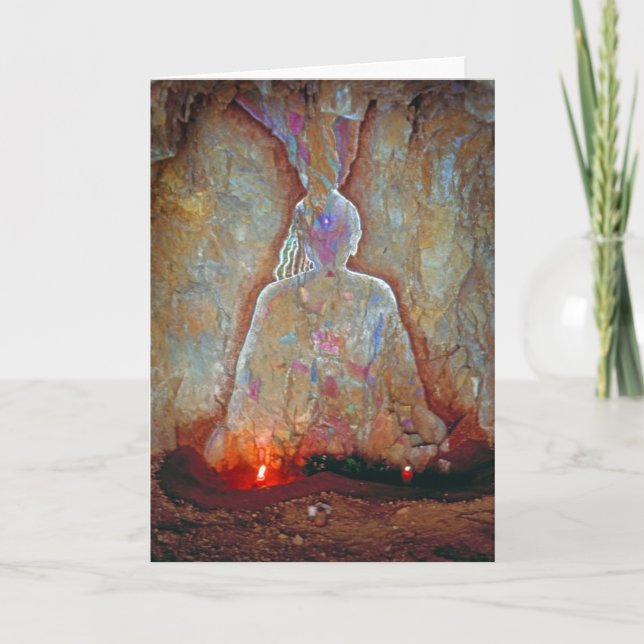 Carte Bodhisattva/carte d'arc-en-ciel (Devant)