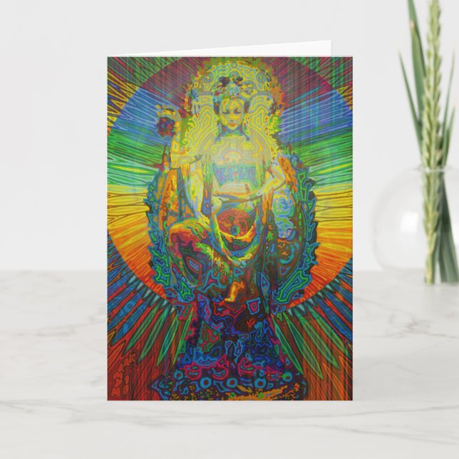 Carte bodhisattva digital 2011 as greeting card (Devant)