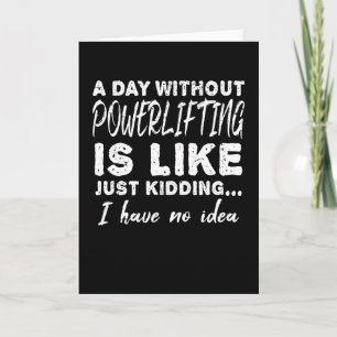 Carte Bodybuilding Powerlift Dire Cadeau