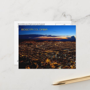 Carte Bogotá Colombia Travel Post