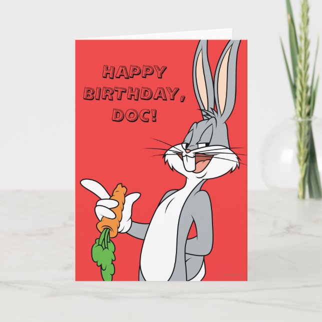Carte BOGS BUNNY™ à la carotte (Devant)