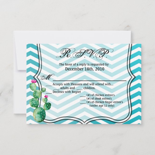 Carte Boho Cactus Cactus Succulent Bo (Devant)