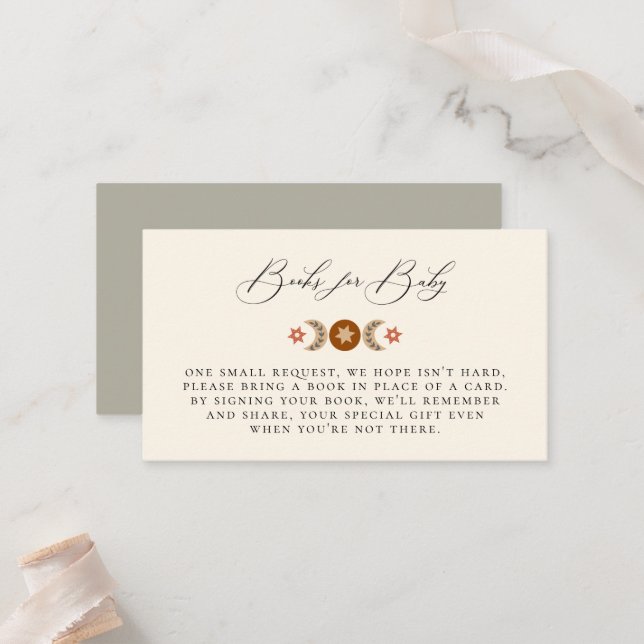 Carte Boho Céleste Demande de Boîtier (Devant/Arrière en situation)