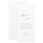 Carte Boho Chic Gold et White Merci Place