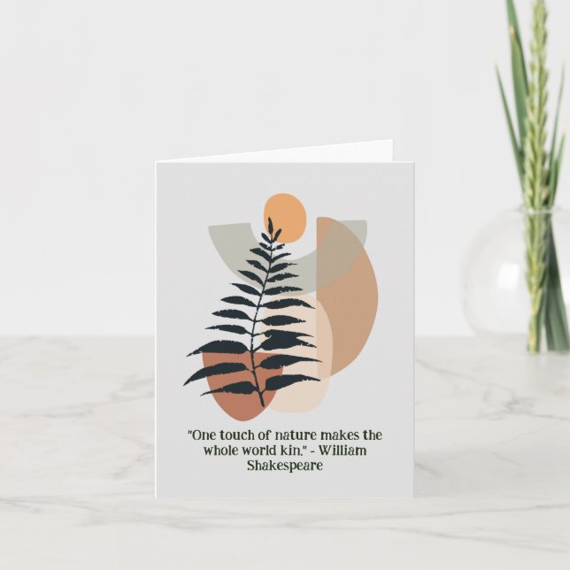 Carte Boho Floral Amateurs d'art (Devant)
