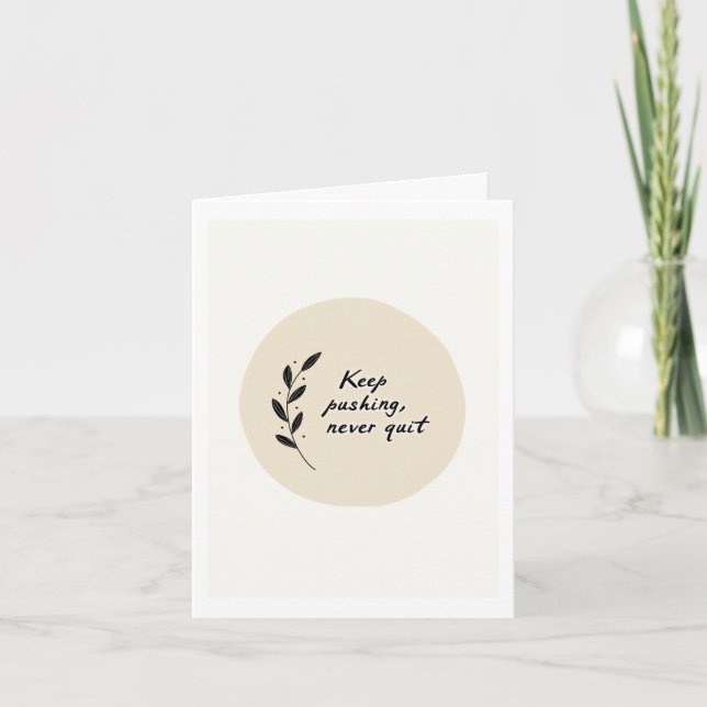 Carte Boho Style Floral Salutation Get Well Card (Devant)