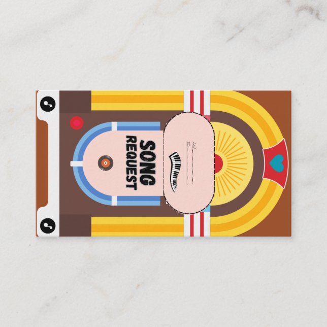 Carte Boho Terracotta Jukebox (Devant)