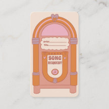 Carte Boho Terracotta Jukebox