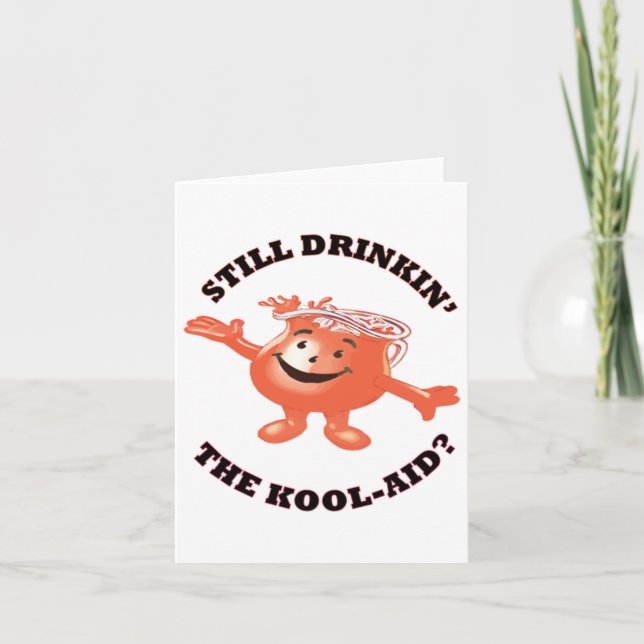 Carte Boire encore l'autocollant Kool-Aid (Devant)