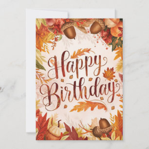 Carte Bois Cosy Souhaite Automne Automne automne Bonne A