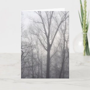 Carte Bois gris des arbres