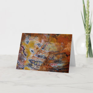 Carte Bois Pétrifié Brun