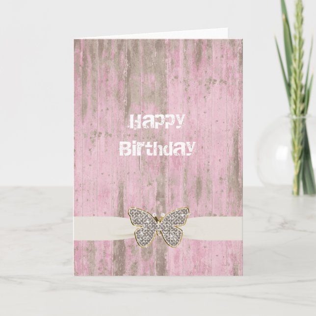 Carte Bois rose (Devant)