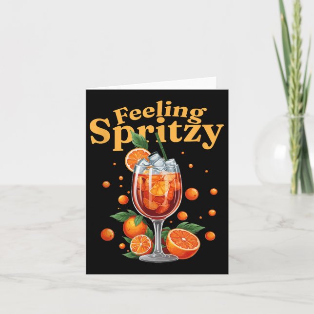 Carte Boisson de fête Feeling Spritzy Tail Spritz Été  (Devant)