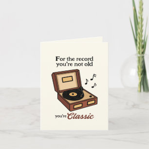 Carte Boîte à musique pas vieille, juste classique