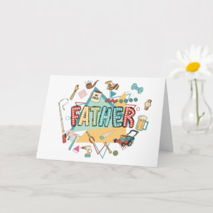 Carte Boîte à outils papa : une célébration de la patern
