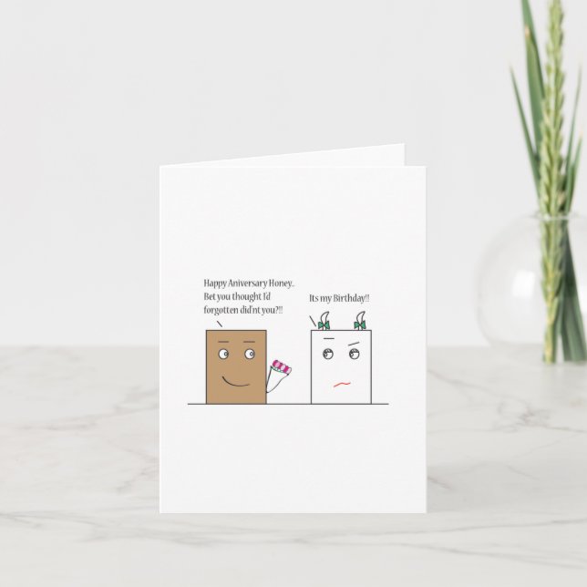 Carte Boîte : Anniversaire / Anniversaire (Devant)