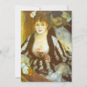 Carte Boîte de théâtre par Pierre Renoir, Art fin vintag