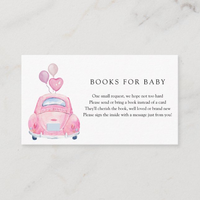 Carte Boîtier Drive By Baby shower (Devant)