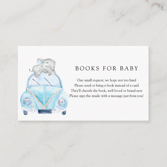 Carte Boîtier Drive By Baby shower (Devant)