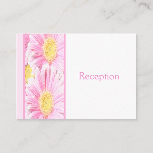 Carte Boîtier Rose Floral (Devant)