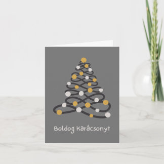 Carte Boldog Karácsonyt Noël hongrois