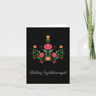 Carte Boldog születésnapot, anniversaire de la Hongrie