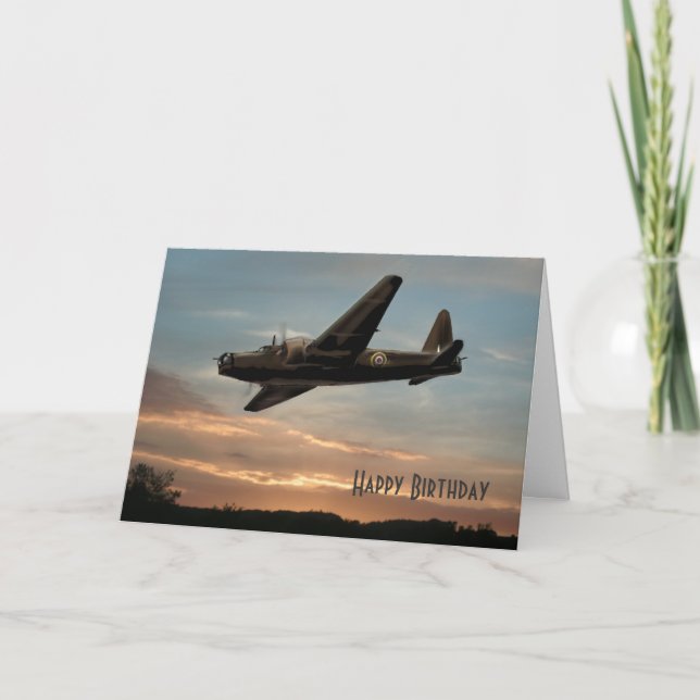 Carte Bombe Vickers Wellington (Devant)