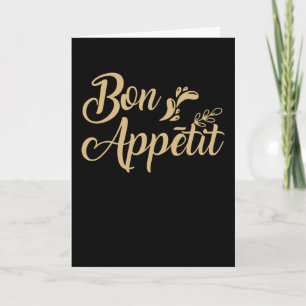 Carte Bon appétit