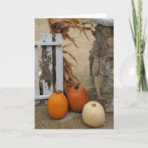 Carte Bon automne Y'all, Bénédictions d'automne Citrouil