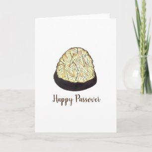 Carte Bon cookie macaron de Pâque nourriture de vacances