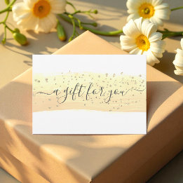 Carte Bon de Parties scintillant de certificat-cadeau ja