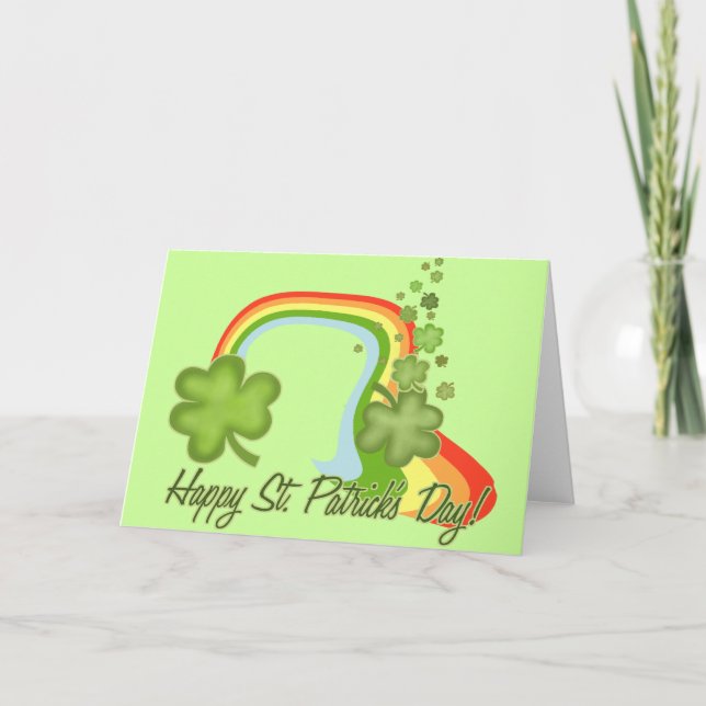 Carte Bon Jour de la Saint Patrick (Devant)