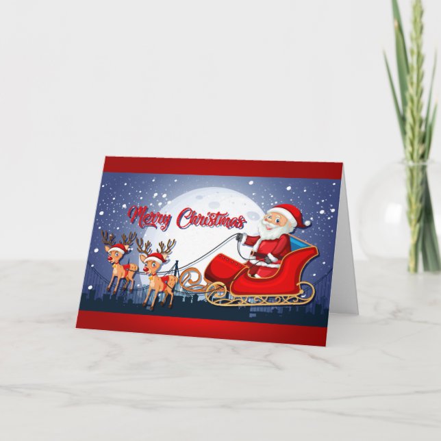 Carte Bon Père Noël (Devant)