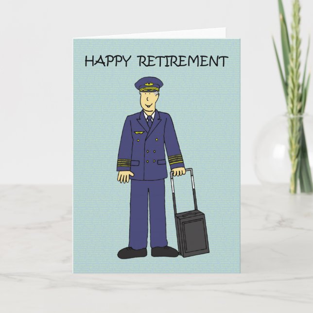 Carte Bon pilote de retraite (Devant)