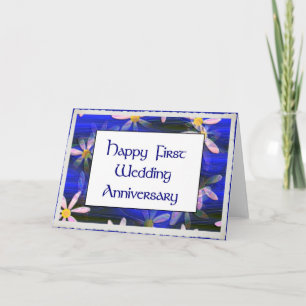 Carte Bon Premier anniversaire de Mariage