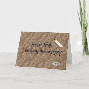 Carte Bon Premier anniversaire de Mariage
