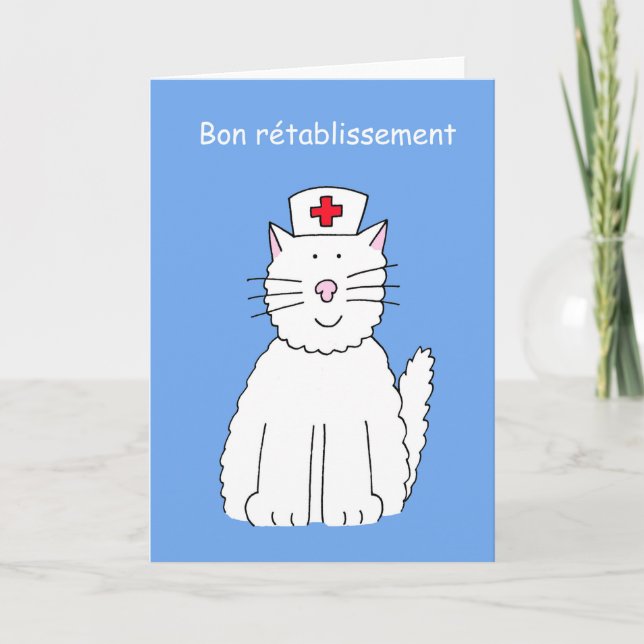 Carte Bon rétablissement pour le français (Devant)