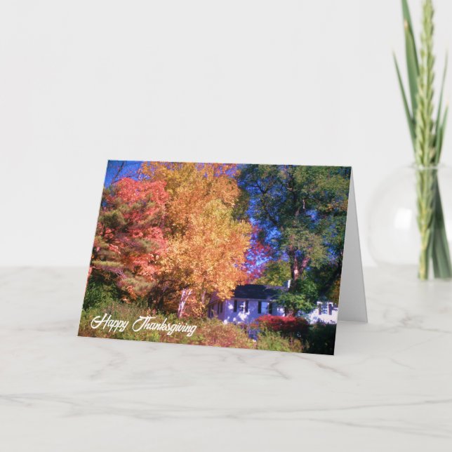 carte bon thanksgiving (Devant)