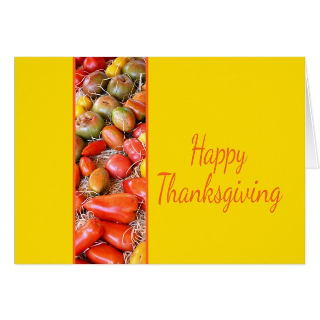 Carte bon thanksgiving (Devant Horizontal)