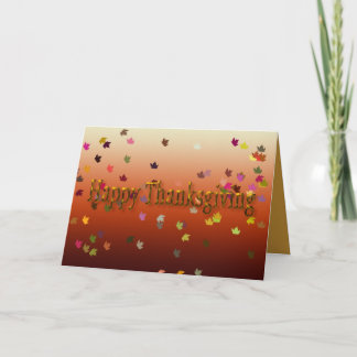 Carte bon thanksgiving