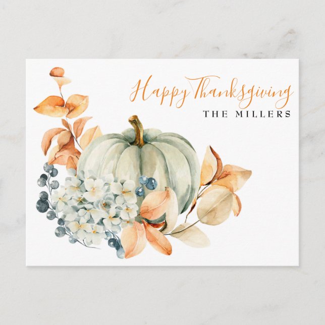 Carte bon thanksgiving (Devant)