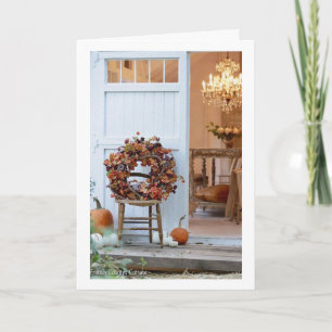 CARTE BON THANKSGIVING À UNE "PERSONNE TRÈS SPÉCIALE"