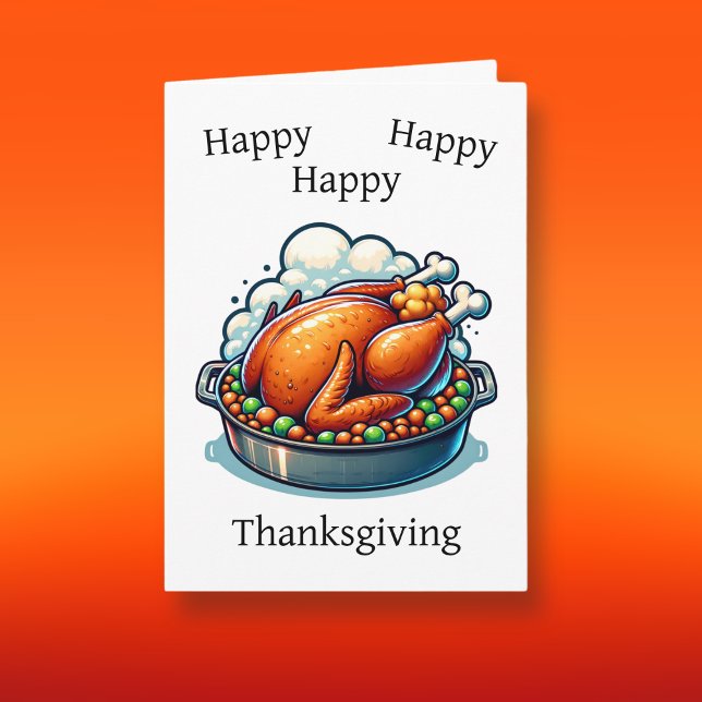 Carte Bon thanksgiving | Amusant jeu de farce (Créateur téléchargé)
