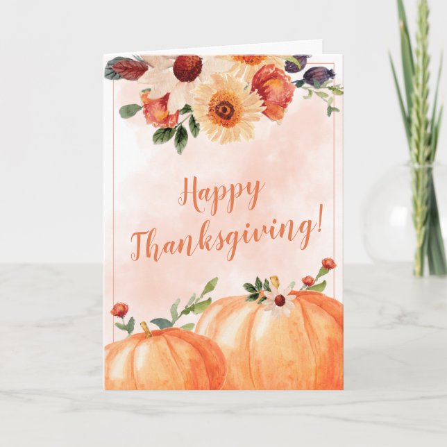 Carte Bon thanksgiving de Business (Devant)