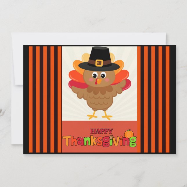 Carte Bon thanksgiving de M. Turquie (Devant)