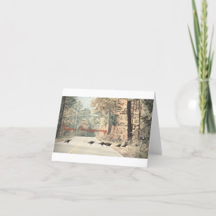 Carte bon thanksgiving DENRÉES À L'INTÉRIEUR