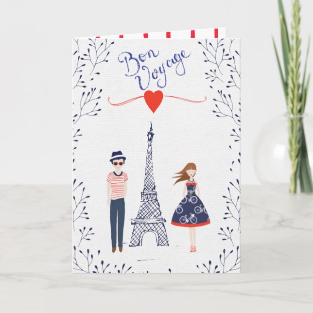 Carte Bon Voyage (Devant)