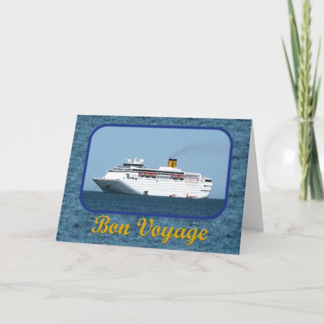 Carte Bon Voyage (Devant)