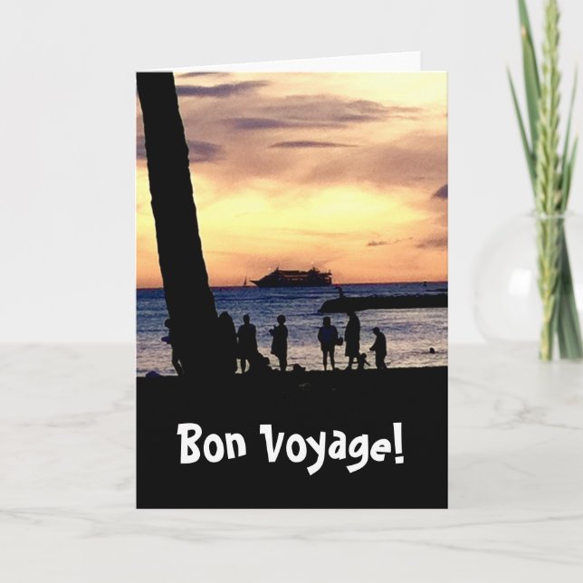 Carte Bon Voyage ! (Devant)